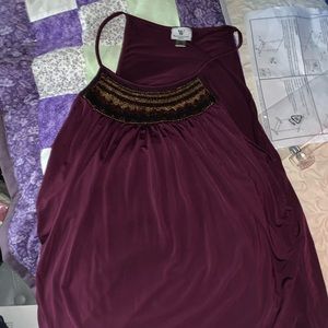 Worthington beaded dress tank top